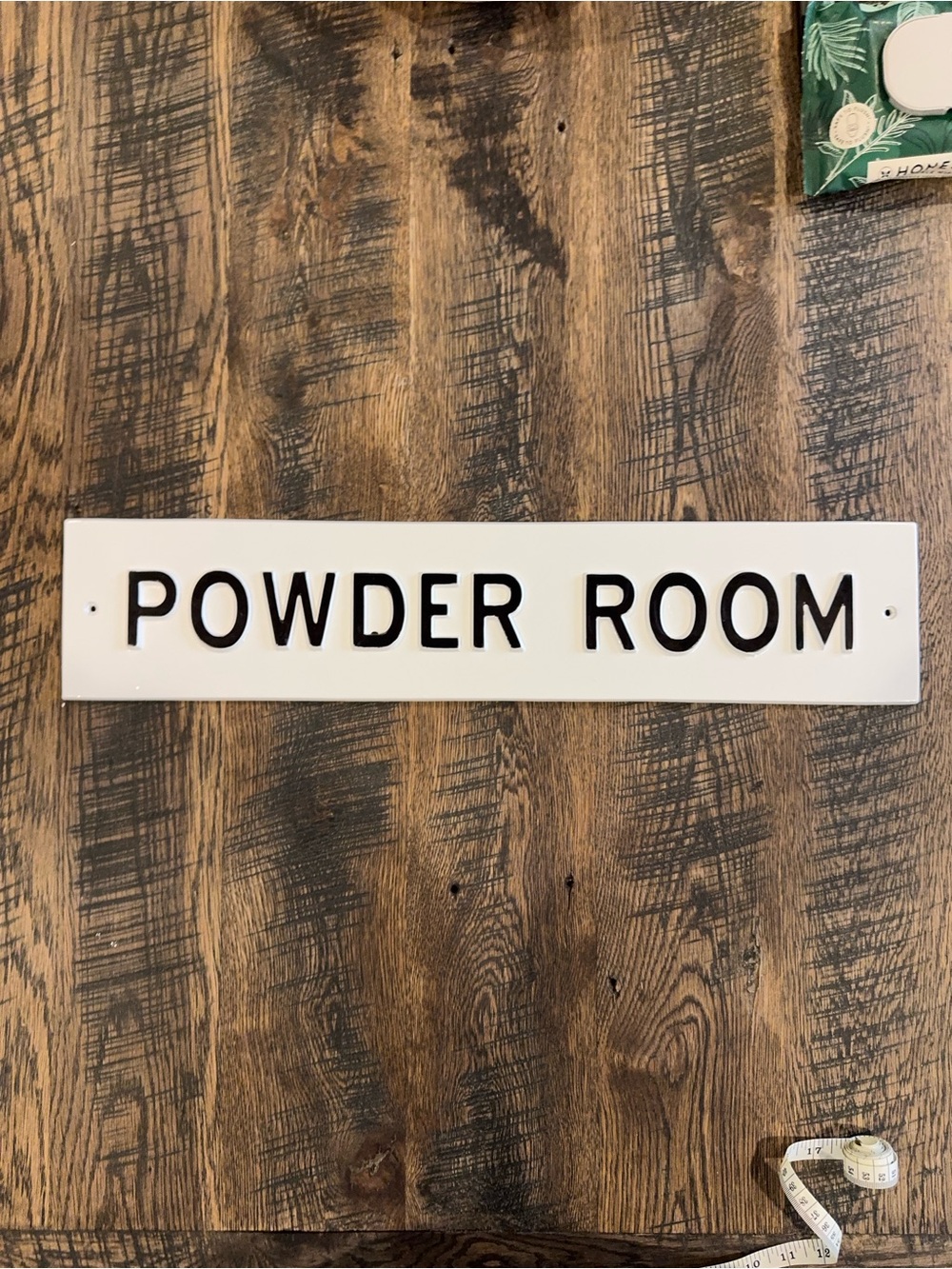 Hearth & Hand Magnolia Powder Room Sign Bathroom Decor